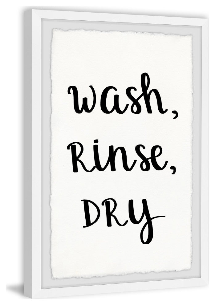 "Wash and Rinse" Framed Painting Print, 20x30
