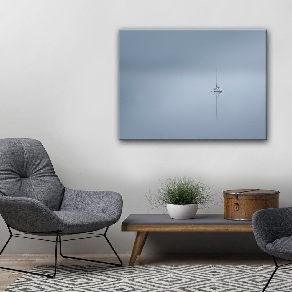 The Lonesome Boatman' Canvas Wall Decor