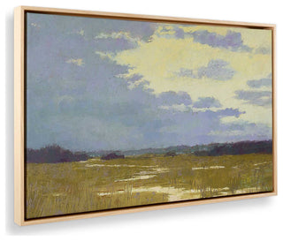 "Lemonade Skies" - A Serene Twilight Canvas Art Print