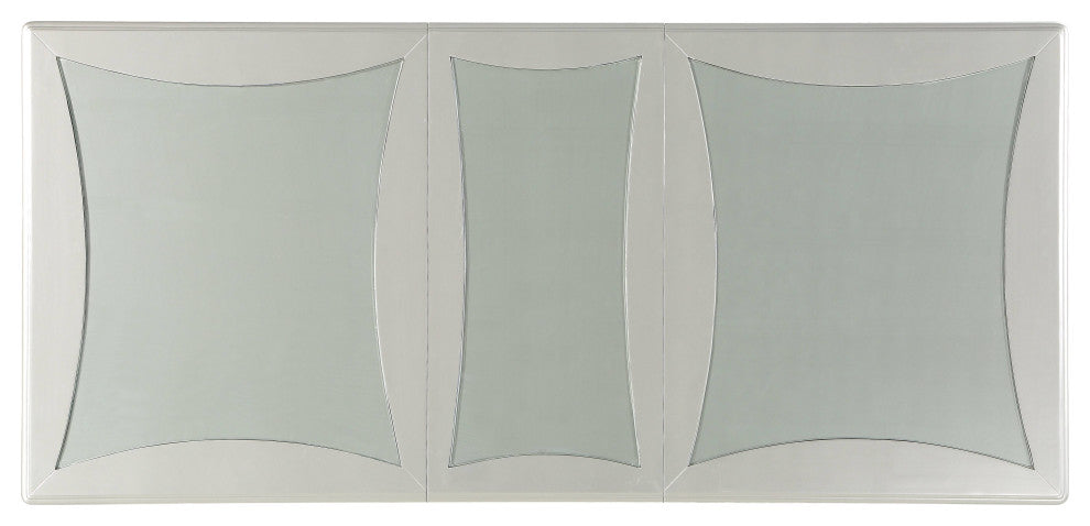 ACME Maverick Dining Table, Platinum