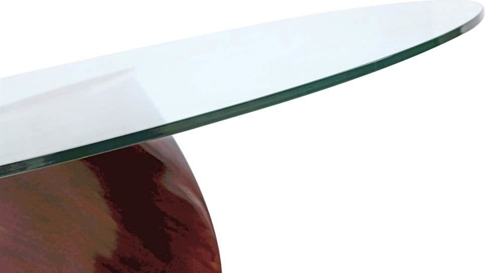 Modern Classics Edge Dining Table 48", Clear