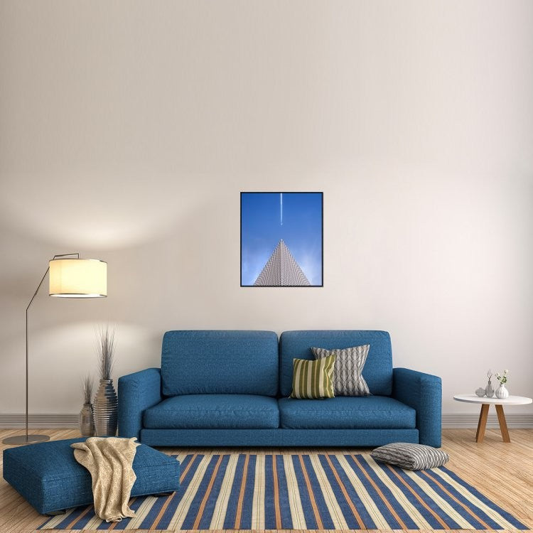 "Up And Down" Framed Canvas Giclee by Nadav Jonas, 27x31"