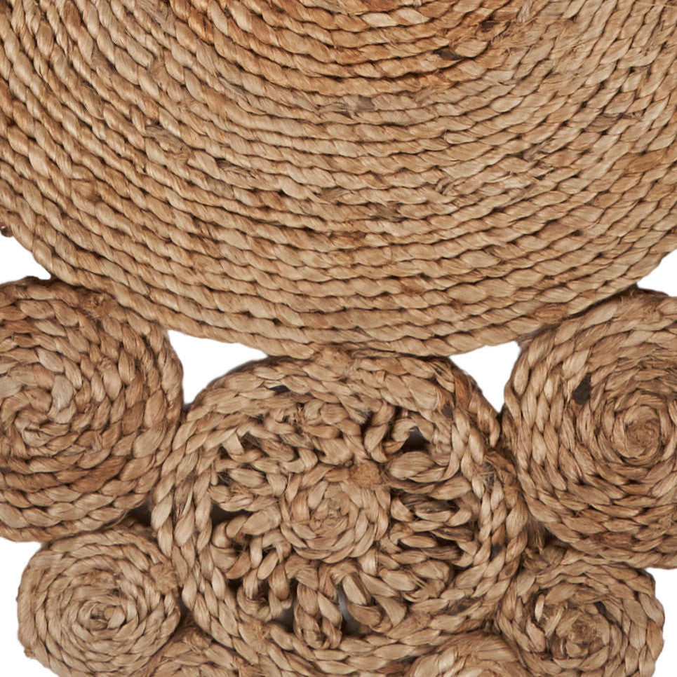 Connected Organic Jute Circles Table Runner