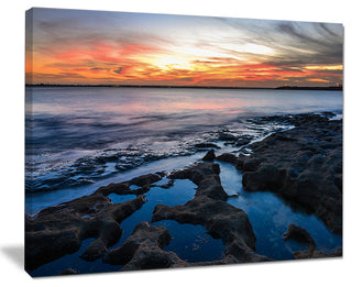 "Beautiful Blue Waters in Australia Beach" Canvas Print40"x30"
