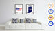Indiana State Flag Canvas, 28"x37"