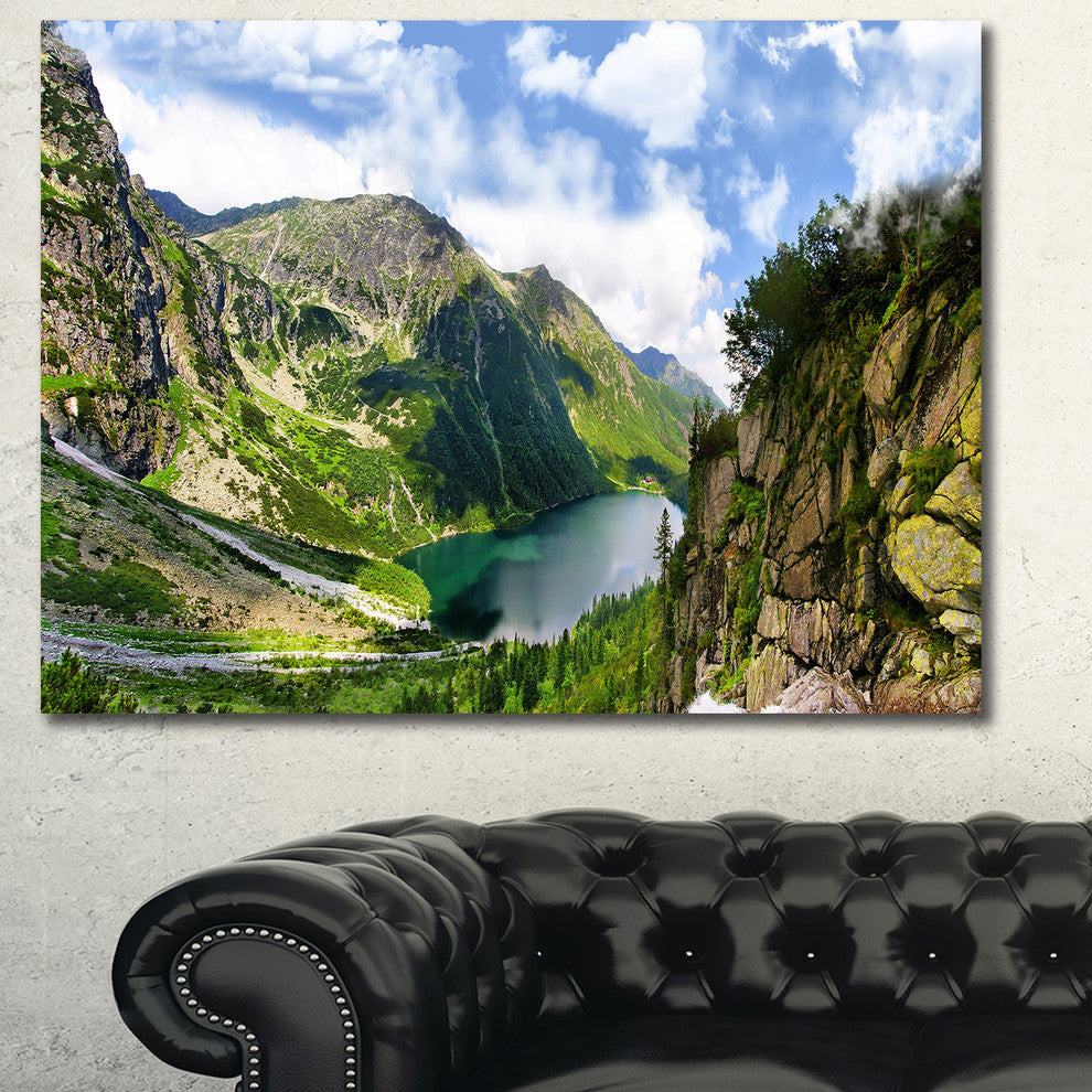 Incredible View of Tatra Mountains, Landscape Canvas Art Print, 60x40