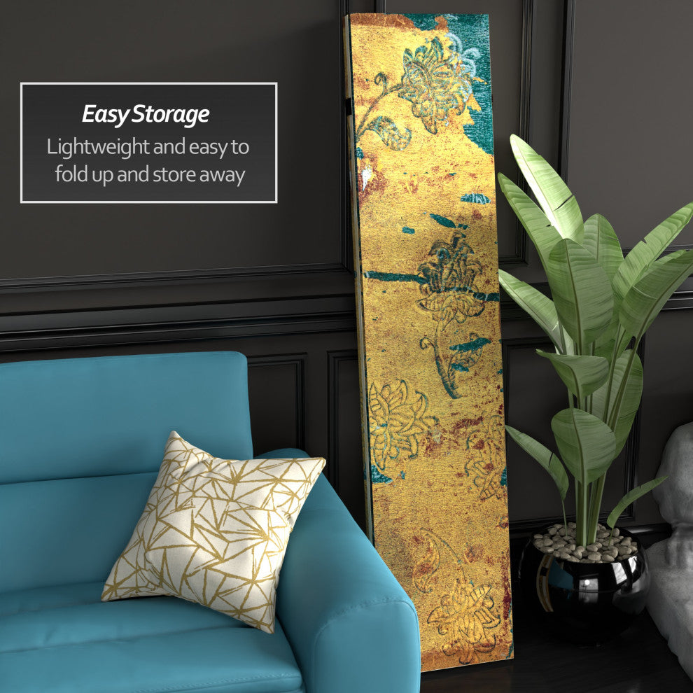 6' Tall Falling Blossoms Canvas Room Divider