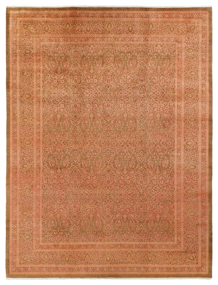 Mogul, One-of-a-Kind Hand-Knotted Area Rug Yellow, 10'1"x13'4"