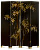 Gold Leaf Koi Fish Asian Floor Screen