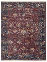 Giada GIA-02 Grape/Multi Area Rug, 5'x7'10"