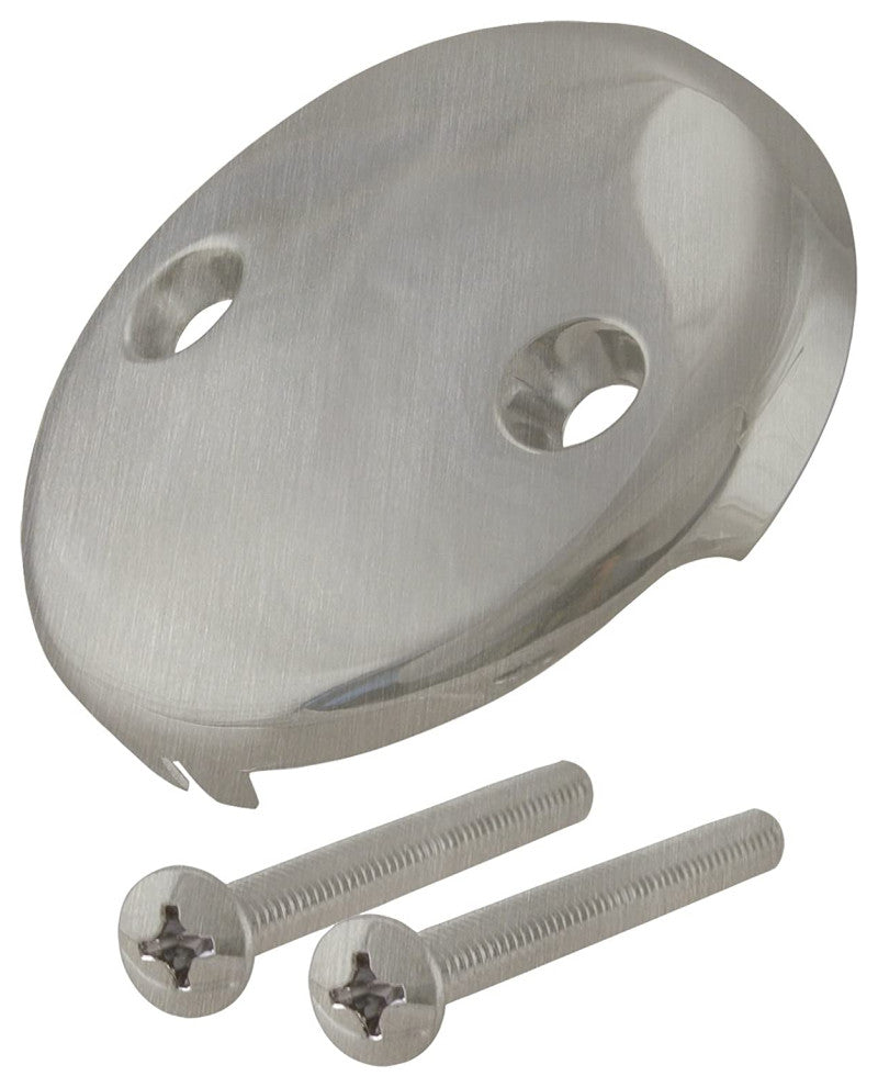 Black 1.5" Tubular Tip Toe Bath Waste In Oil Rubbed Bronze, Satin Nickel