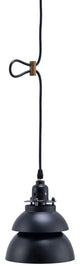Industrial Two Tier Black Metal Hanging Light