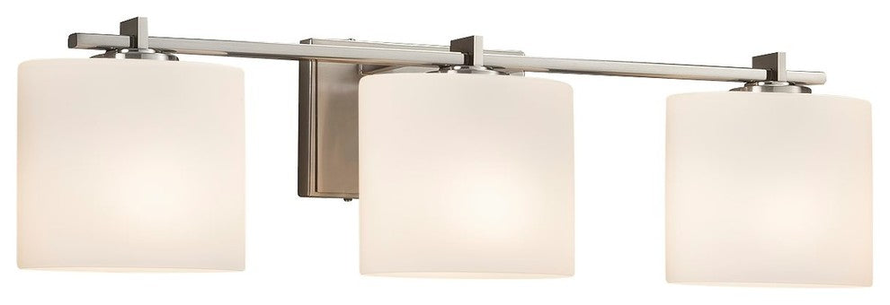 Justice Designs Fusion Era 3-LT Bath Bar - Brushed Nickel
