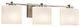 Justice Designs Fusion Era 3-LT Bath Bar - Brushed Nickel