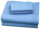 Blue Solid Sheet Set, Queen