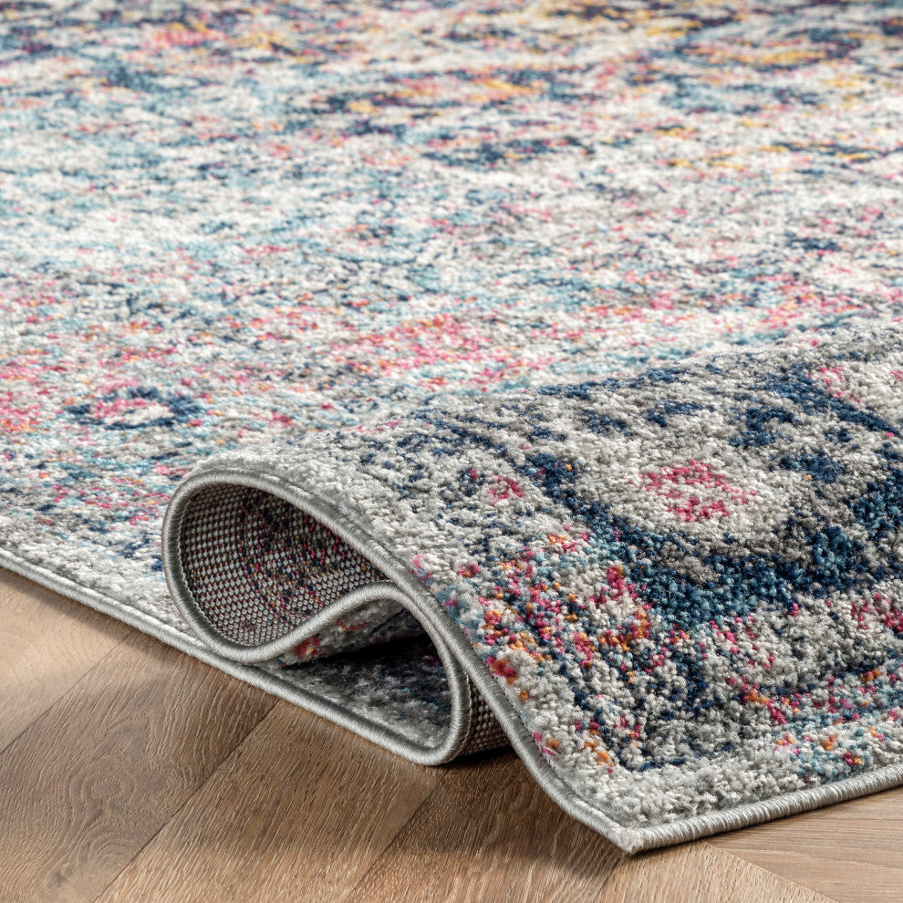 Nuloom Persian Vintage Raylene Area Rug, Blue 3'x5'