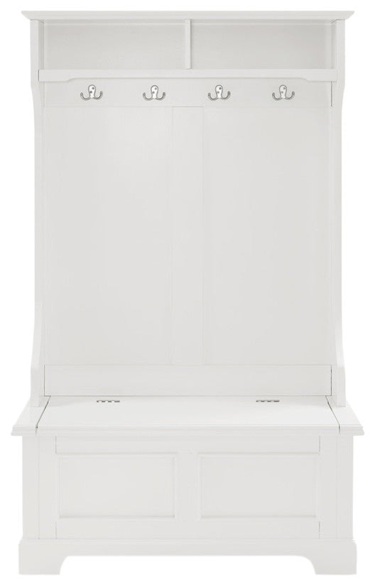 Campbell Hall Tree, White Finish