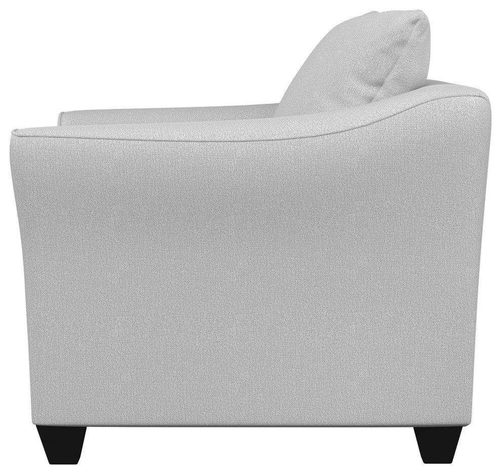 Salizar Upholstered Flared Arm Accent Chair Sand
