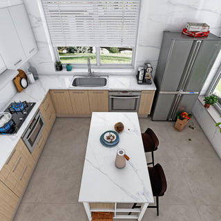 Sinber 33" Drop, Singel Bowl 304 Stainless Steel Kitchen Sink