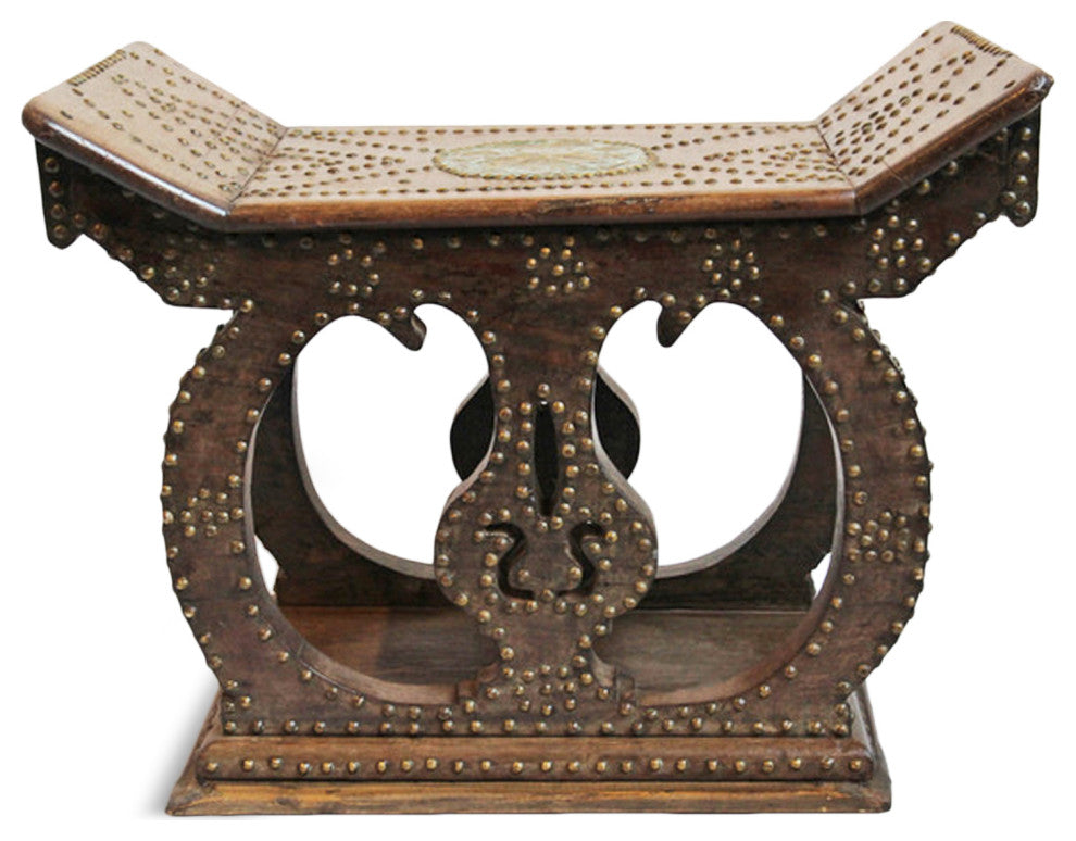 Consigned Antique Asante Chief Stool 1