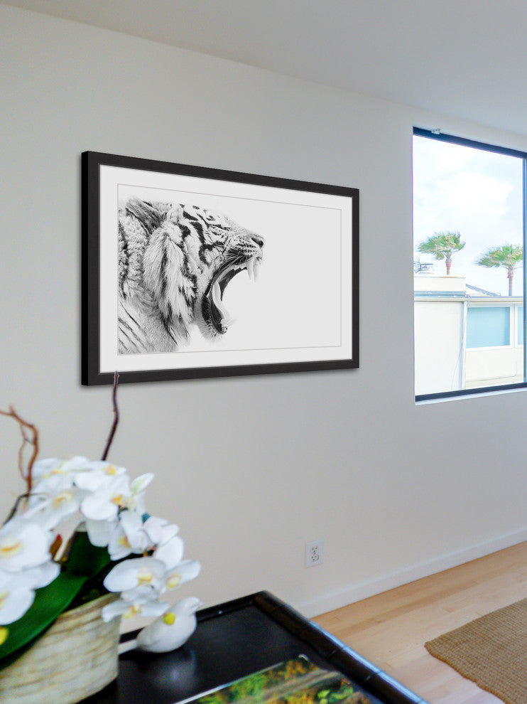 "King's Fangs" Framed Painting Print, 24x16