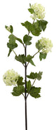 Cream and Green Snowball Spray, Set of 3