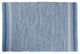 DII Varigated Blue Recycled Yarn Rug 2'x3'