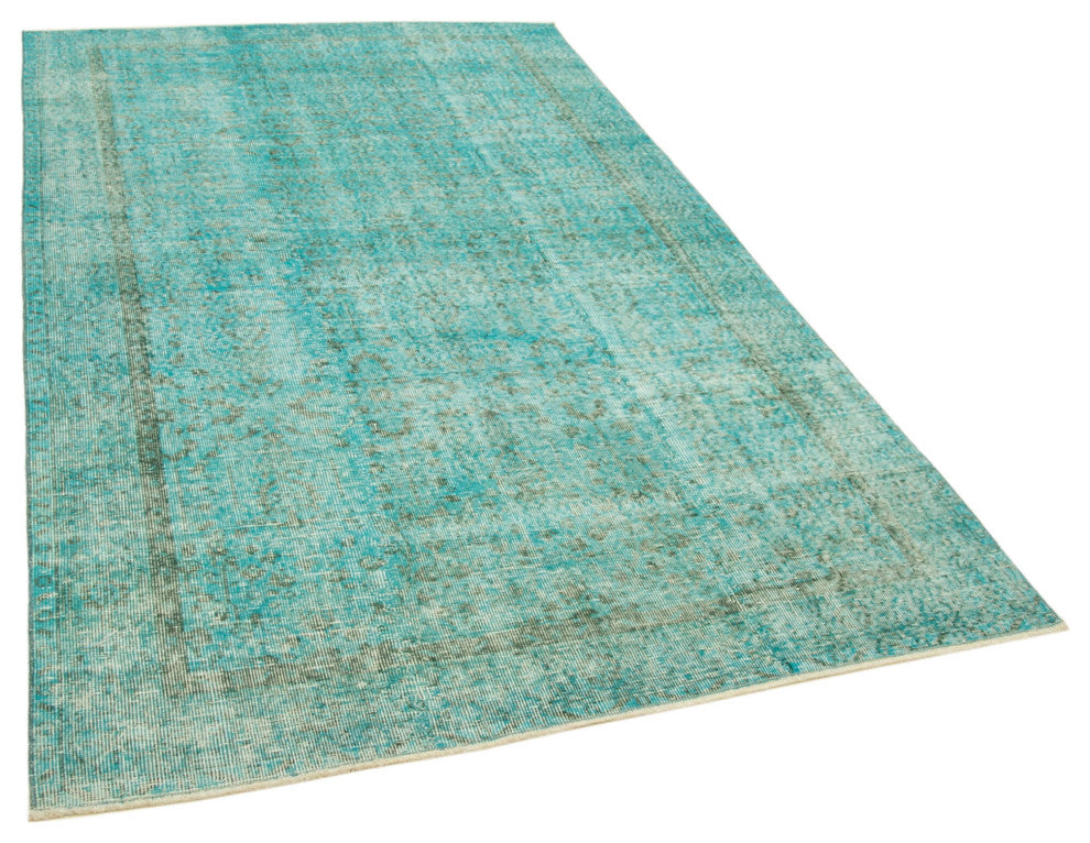Rug N Carpet - Handmade Turkish 5' 3" x 9' 0" Colorful Overdyed Area Rug
