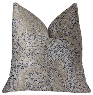 Quartz Skye Beige Luxury Throw Pillow, 20"x30" Queen