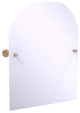Carolina Crystal Frameless Arch Top Tilt Mirror, Beveled Edge, Brushed Bronze