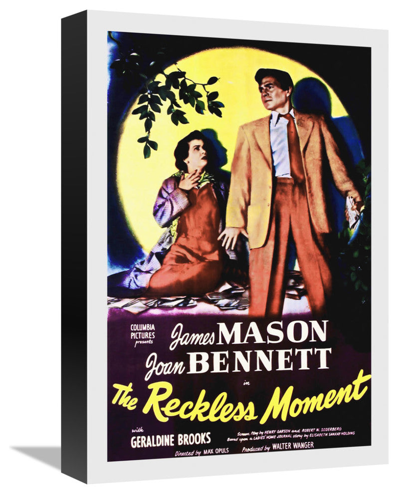 "The Reckless Moment" Stretched Canvas Giclee by Hollywood Photo Archive, 11x16"