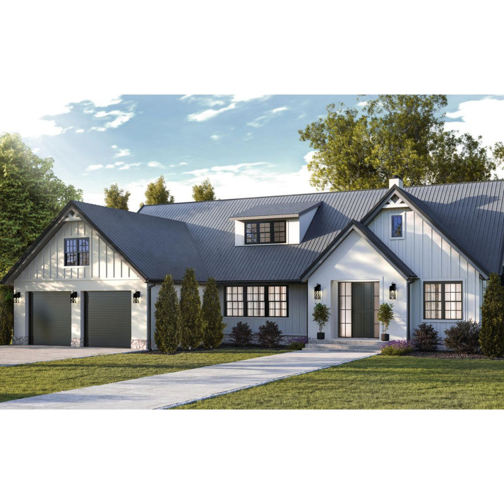 Birkdale Collection 18-3/8, 1-Light Black Dark Sky Outdoor Wall Lantern
