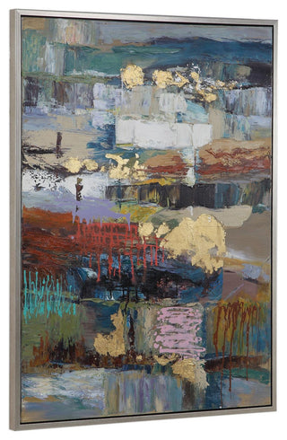 Uttermost 37005 Fiesta 37 1/4"W Abstract Bold Hand Painted Canvas