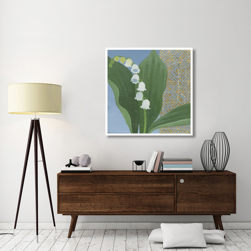 "Lilies of the Valley II" Digital Paper Print by Kathrine Lovell, 42"x42"