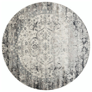 Anastasia Rug, Ink/Ivory, 1'6"x1'6" Sample Swatch