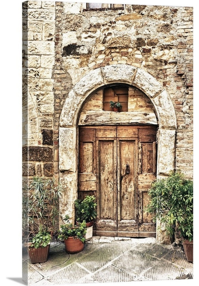 "Imposing Entrance" Wrapped Canvas Art Print, 32"x48"x1.5"