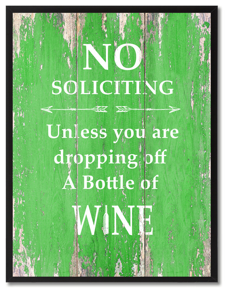 Dropping Off A Bottle Of Wine Inspirational, Canvas, Picture Frame, 13"X17"