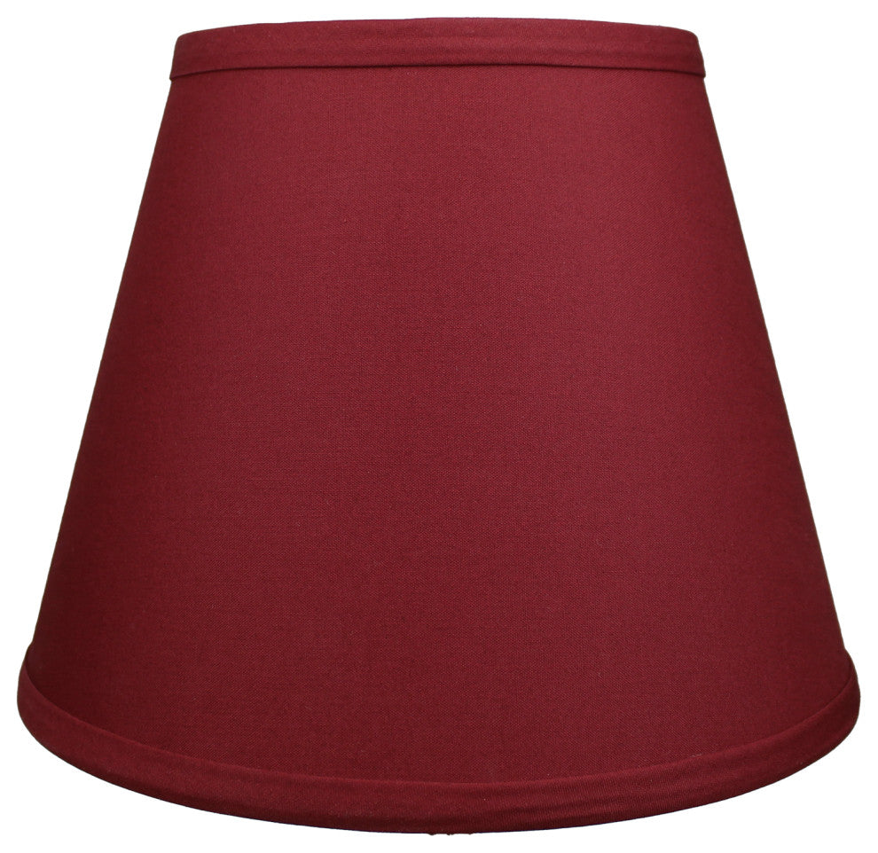 Fenchel Shades 6"x10"x8" Spider Attachment Empire Lamp Shade, Linen Brick