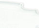 White and Blue Lacquered Finish Wall Sign, Welcome to the Beach