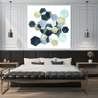 "Crystallize I" Fine Art Giant Canvas Print, 54"x54"