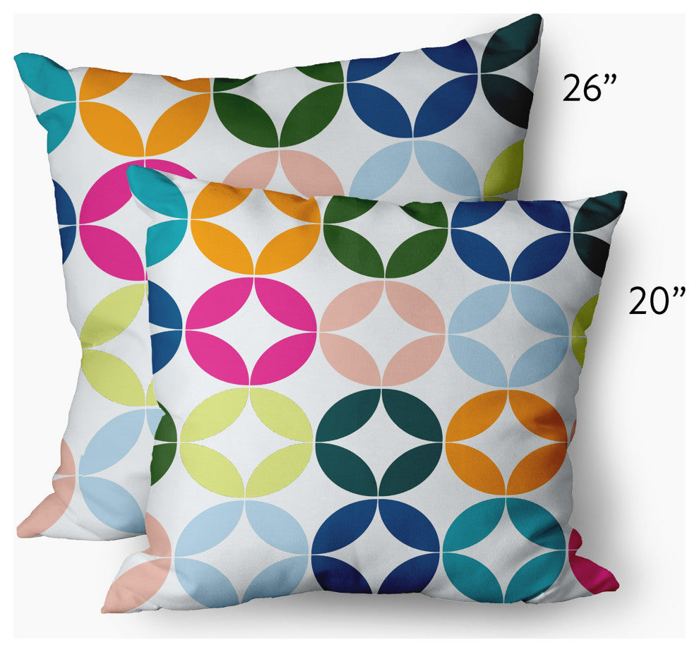 Eye Opener Decorative Throw Pillow, Ocean Green, 20"x20"