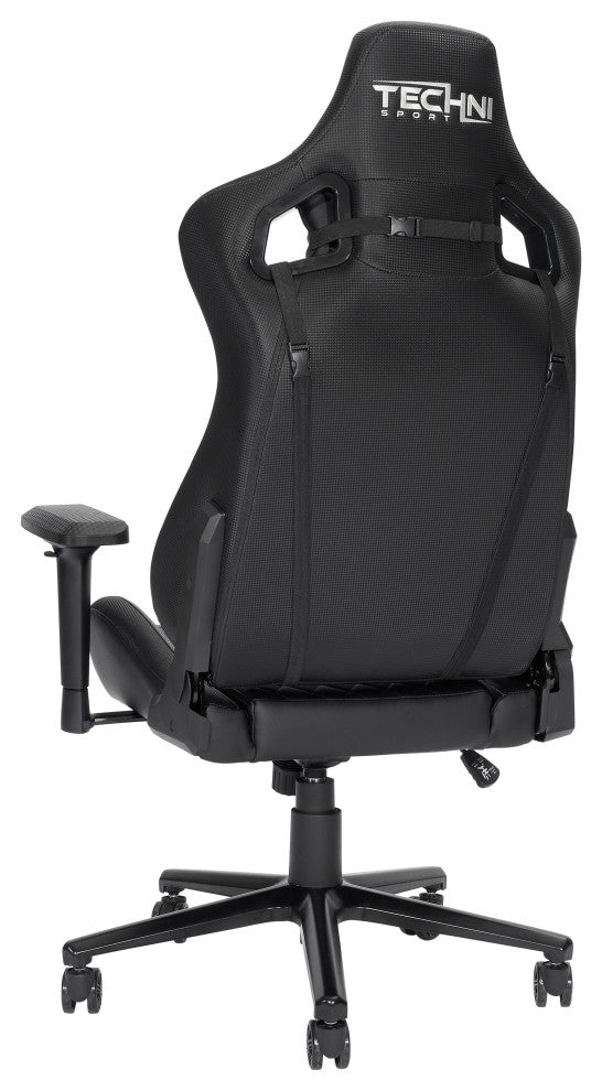 Ts-83 Ergonomic High Back Racer Style Gaming Chair, Black