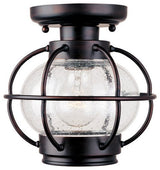 Maxim Portsmouth 1-Light Outdoor Ceiling Mount Rubbed Bronze-30508CDOI