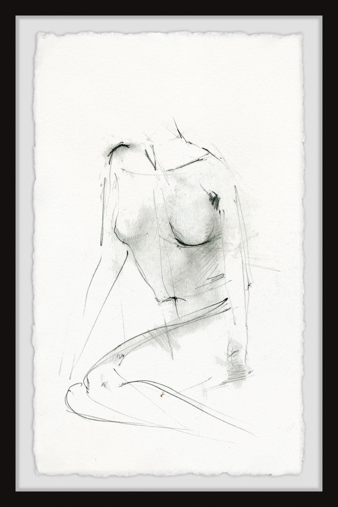 "Gorgeous" Framed Painting Print, 12x18