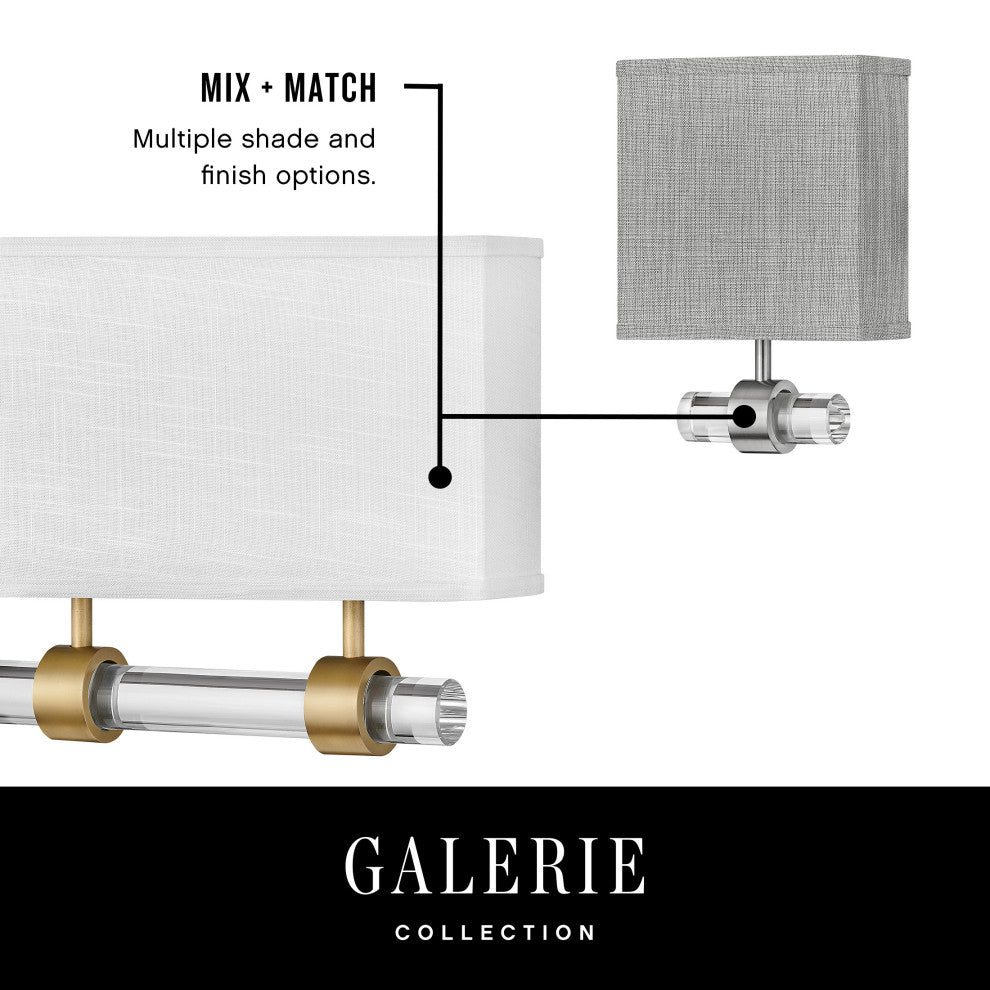 Hinkley Luster Single Light Sconce, Heritage Brass