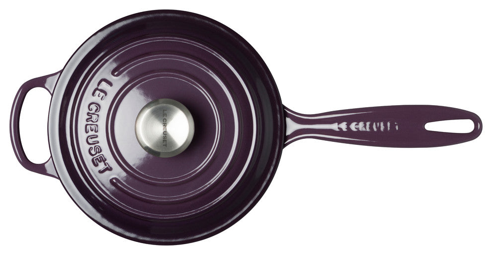 Le Ceruse Signature Cast Iron Saucepan Set, Cassis