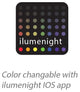 Tube Architectural 5" LED Color Changing Pendant Spot Beam, White