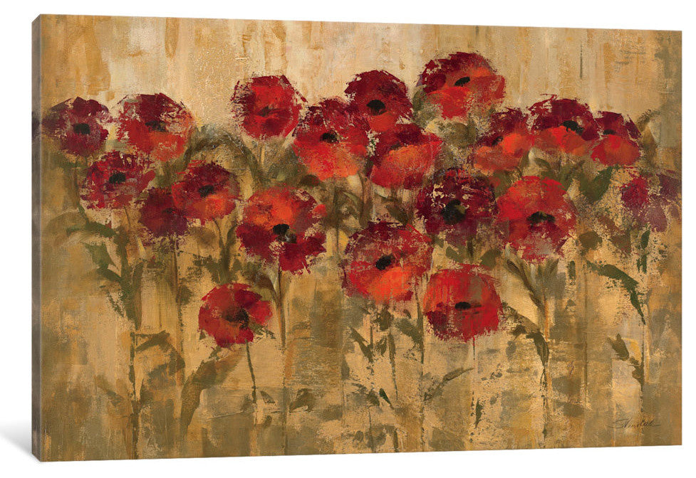 "Sunshine Florals Gallery" by Silvia Vassileva, 40x26x1.5"