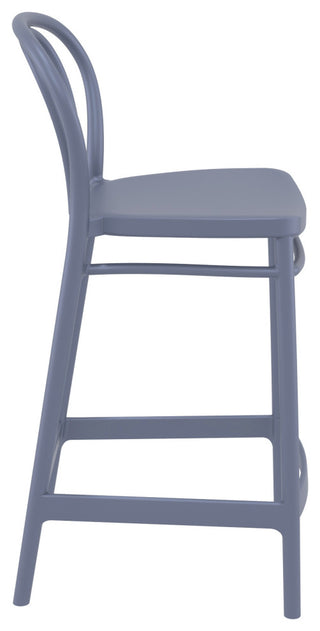 Victor Counter Stool Dark Gray, Set of 2