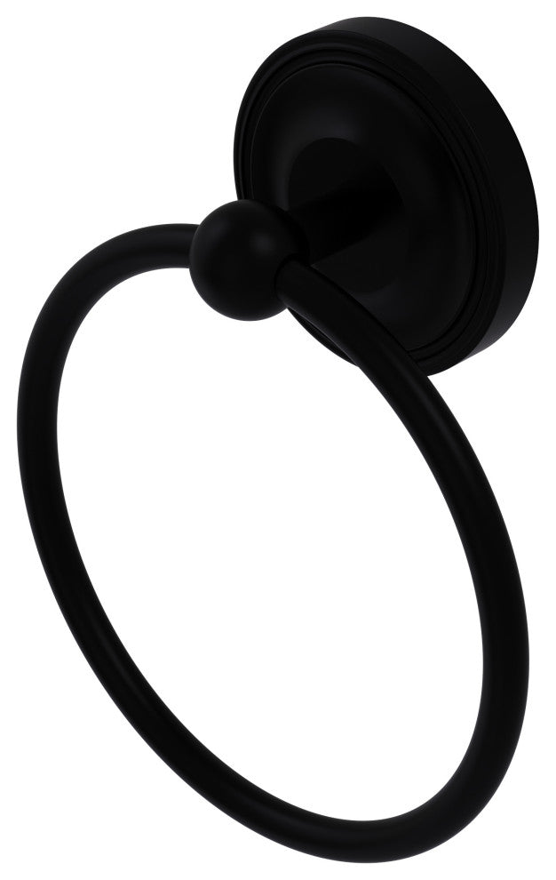 Regal Towel Ring, Matte Black